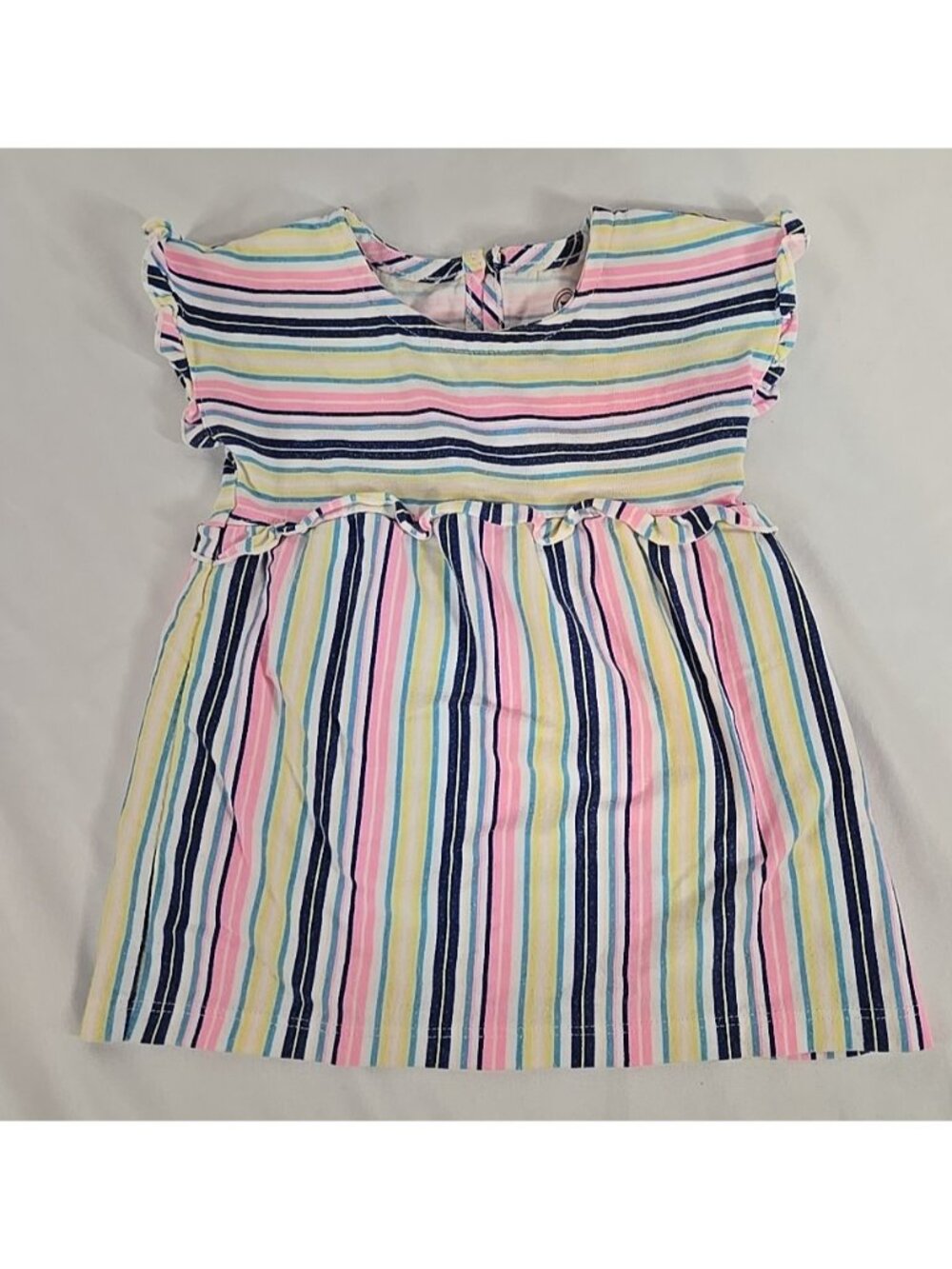 Wonder Nation 6-9 months multi striped dress spring/summer colors
